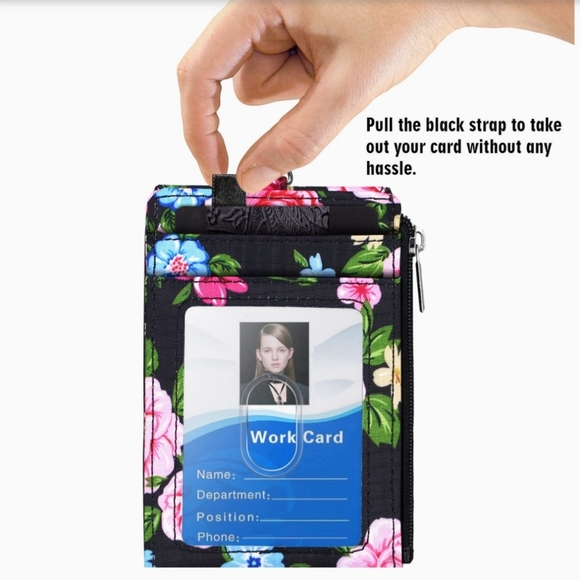 Fkora Badge Holder with Zipper - Picture 13 of 15